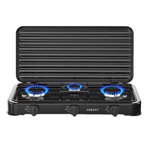 SOKANY Three Plates Gas Stove SK-6003 - Image 1