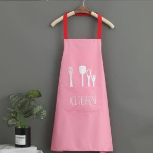 Apron YURILIFE With Pocket Waterproof and Oil Proof for Home Kitchen - Image 9