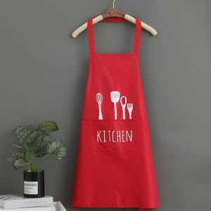 Apron YURILIFE With Pocket Waterproof and Oil Proof for Home Kitchen - Image 10