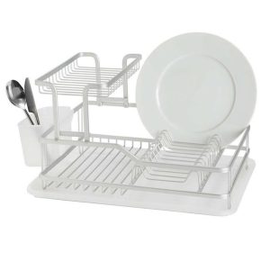 Aluminium 2-Layer Dish Rack 40x30x22 cm - Image 2