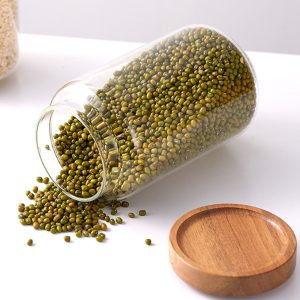 Glass Storage Jar With Bamboo Lid - Image 3
