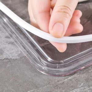 Food Storage Containers Box With Clear Lid and Removable Drain Tray - Image 6