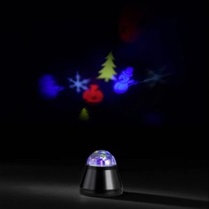 Table RGB LED lamp Winter 4W with winter motifs - WOFI - Image 1