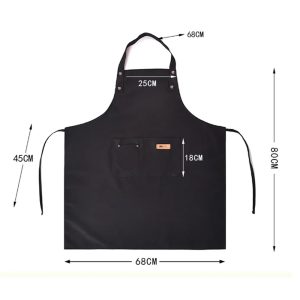 Apron YURILIFE With Pocket Waterproof and Oil Proof for Home Kitchen - Image 4