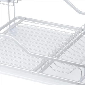 Aluminium 2-Layer Dish Rack 40x30x22 cm - Image 3