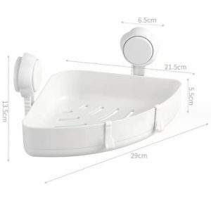 2-Piece Set Shower Suction Cup Shelf No-Drilling - Image 5