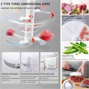 ECOCO Manual Vegetable Chopper - Image 5