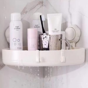 2-Piece Set Shower Suction Cup Shelf No-Drilling - Image 4