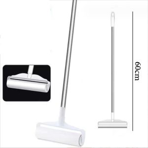 Pet Hair Remover Roller Paper Mop Stick - Image 3