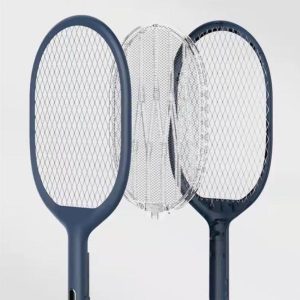 DP 2 in 1 USB Rechargeable Fly Mosquito Swatter Racket 811X - Black - Image 5