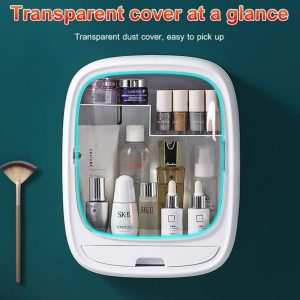 Wall Hanging Cosmetics Storage Box - White - Image 4