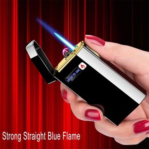 2 in 1 Electric Lighter and Jet Flame Torch Refillable Butane - Image 6