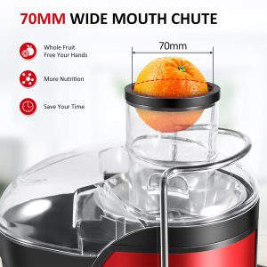 Hoffmans HM-622, Electric Juicer 1200W - Stainless - Image 3