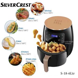 Silver Crest S-18, Air Fryer 6 Liter Touch Display - Image 1