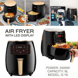 Silver Crest S-18, Air Fryer 6 Liter Touch Display - Image 2