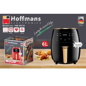 Hoffmans HM-6018, Touch Screen Air Fryer 6 Ltr - Image 3