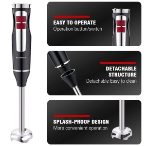 Jamaky JMK3008, Hand Blender, 1500W, Dimmer Speeds, - Image 5