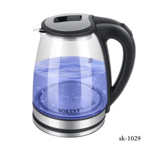 Sokany sk-1029, Glass Kettle 1500w, 2 Ltr - Image 2