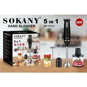 Sokany Sk-1714-5, Hand Blender 5 in 1, 800W - Image 5