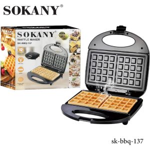 Sokany SK-BBQ-137, Double Waffle Maker - Image 1