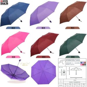 RST Mini Folding Compact Windproof Umbrella ( 3727S ) - Image 2