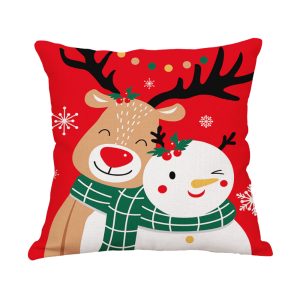 4-Pieces Set Christmas Cushion 45x45 cm + ( 4 x Refill Pillow 450G ) - Image 7