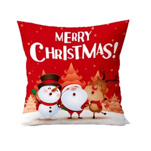 4-Pieces Set Christmas Cushion 45x45 cm + ( 4 x Refill Pillow 450G ) - Image 9