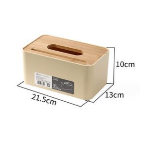 Tissue Box With Mobile Holder Bamboo Lid - Image 8
