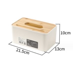 Tissue Box With Mobile Holder Bamboo Lid - Image 7