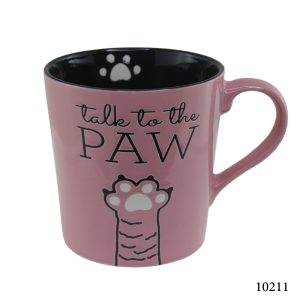 Talk to the Paw 🐾 Pink Mug - Image 1
