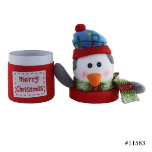 Christmas Candy Boxes with Christmas Penguin Plush Toy - Image 3