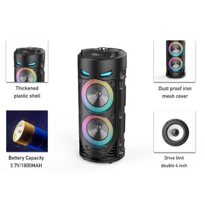 Sing-e ZQS4239, 2x 4 Inch RGB Speaker - Image 4