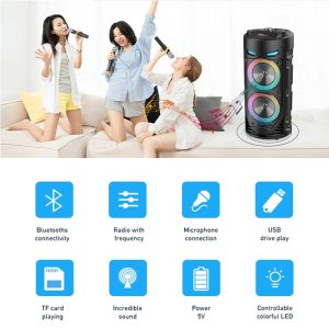 Sing-e ZQS4239, 2x 4 Inch RGB Speaker - Image 6