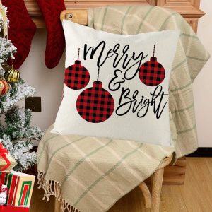 4-Pieces Set Christmas Cushion 45x45 cm + ( 4 x Refill Pillow 450G ) - Image 4