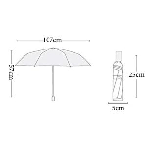 RST Mini Folding Compact Windproof Umbrella ( 3727S ) - Image 3