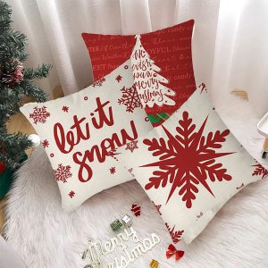 4-Pieces Set Christmas Cushion 45x45 cm ZX014-17 - Image 2
