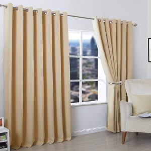 Beige-Y - Linen Blackout Curtain 140x260cm - Image 1