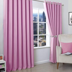 Purple - Linen Blackout Curtain 140x260cm - Image 1