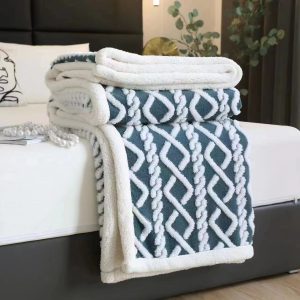 Sherpa Blanket Fluffy Soft Double Sided 200x230cm - Image 4
