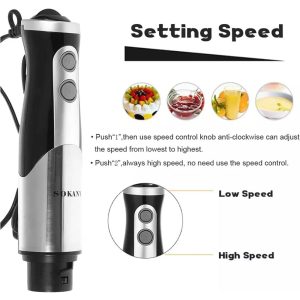 Sokany SK-5011-8, Electric 8 in 1 Hand Blender, 700W - Image 4