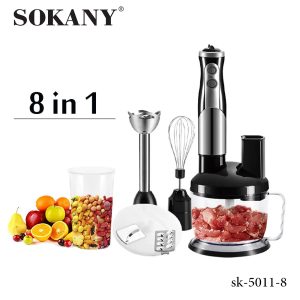 Sokany SK-5011-8, Electric 8 in 1 Hand Blender, 700W - Image 1