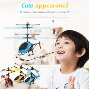 Infrared Induction Helicopter Without Remote And Flashing Light For Kids - Multi Color - Image 3