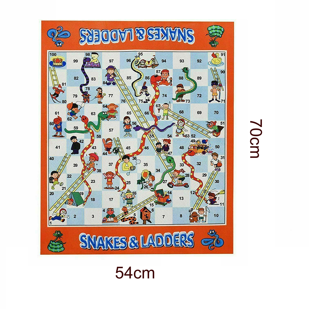 Giant Snakes & Ladders Roll Out Carpet Board Game - TezkarShop Official  Website