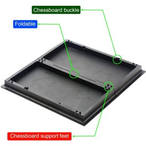 Magnetic Travel Chess Set with Folding Chess Board - Image 7