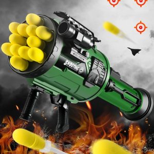 12 Rounds Soft Bullet Rocket Launcher Toy - Image 4