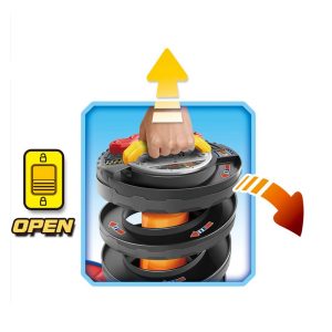 Garage Track Play Set And Carry Case With 8 Vehicles - Image 3