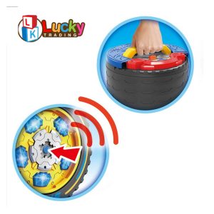 Garage Track Play Set And Carry Case With 8 Vehicles - Image 5