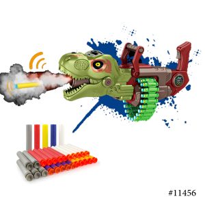 Spray Dinosaur Automatic Soft Bullet Gun - Image 1