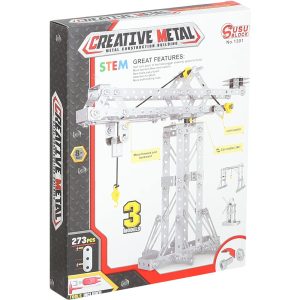 Creative Metal Construction Set for Kids, 273 Pieces, No.1301 - Image 4