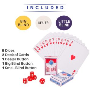 Professional Printed Poker Chips, 500-Pcs in Aluminum Case - Image 4